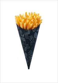 EMBALAGEM CONE PARA FRITAS - P